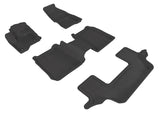 3D MAXpider 09-19 Ford Flex W/O 2nd Row Center Console Kagu Black Full Set (2 EYELETS)