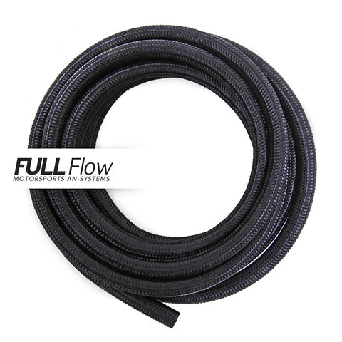 Black Nylon Braided Fuel Hose AN-12, Length 4m