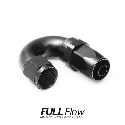 Full Flow AN Hose End Fitting 180 Degree AN-8