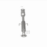 Magnaflow 2015 Kia Optima 2.4L Direct Fit Cat Converter (California Grade)