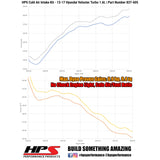 HPS Performance Cold Air Intake Kit, Polished, 837-605P
