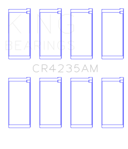 King Engine Bearings Hyundai 2.0L G4GC (Size +0.25mm) Con Rod Bearing Set