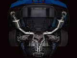 AWE 2024 Ford Mustang GT Fastback S650 RWD Touring Catback Exhaust w/ Dual Chrome Silver Tips