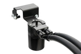 HPS Performance Billet Aluminum Oil Catch Can Kit, Black, 860-003WB