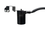 HPS Performance Billet Aluminum Oil Catch Can Kit, Black, 860-003WB
