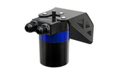 HPS Performance Billet Aluminum Oil Catch Can Kit, Blue, 860-004BL