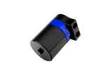 HPS Performance Billet Aluminum Oil Catch Can Kit, Blue, 860-004BL
