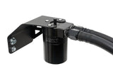 HPS Performance Billet Aluminum Oil Catch Can Kit, Black, 860-004WB