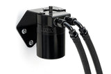HPS Performance Billet Aluminum Oil Catch Can Kit Black 860-006WB