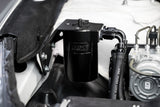 HPS Performance Billet Aluminum Oil Catch Can Kit, Black, 860-006WB