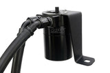 HPS Performance Billet Aluminum Oil Catch Can Kit, Black, 860-008WB