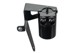 HPS Performance Billet Aluminum Oil Catch Can Kit, Black, 860-009WB