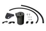 HPS Performance Billet Aluminum Oil Catch Can Kit, Black, 860-010WB