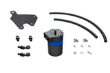 HPS Performance Billet Aluminum Oil Catch Can Kit, Blue, 860-011BL