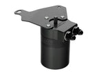 HPS Performance Billet Aluminum Oil Catch Can Kit, Black, 860-011WB
