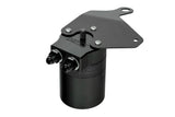 HPS Performance Billet Aluminum Oil Catch Can Kit Black 860-011WB