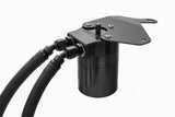 HPS Performance Billet Aluminum Oil Catch Can Kit, Black, 860-011WB