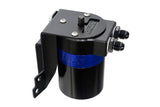 HPS Performance Billet Aluminum Oil Catch Can Kit, Blue, 860-014BL