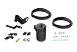 HPS Performance Billet Aluminum Oil Catch Can Kit, Black, 860-014WB