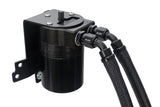 HPS Performance Billet Aluminum Oil Catch Can Kit Black 860-014WB
