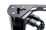 HPS Performance Billet Aluminum Oil Catch Can Kit, Black, 860-015WB