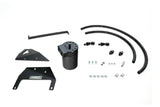 HPS Performance Billet Aluminum Oil Catch Can Kit, Black, 860-017WB