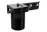 HPS Performance Billet Aluminum Oil Catch Can Kit, Black, 860-018WB