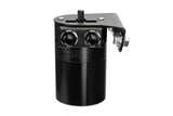 HPS Performance Billet Aluminum Oil Catch Can Kit, Black, 860-019WB