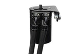 HPS Performance Billet Aluminum Oil Catch Can Kit, Black, 860-019WB