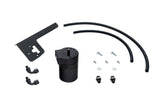 HPS Performance Billet Aluminum Oil Catch Can Kit, Black, 860-021WB