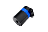 HPS Performance Billet Aluminum Oil Catch Can Kit, Blue, 860-027BL