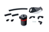 HPS Performance Billet Aluminum Oil Catch Can Kit, Red, 860-030
