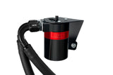 HPS Performance Billet Aluminum Oil Catch Can Kit, Red, 860-030