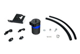 HPS Performance Billet Aluminum Oil Catch Can Kit, Blue, 860-033BL