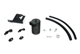 HPS Performance Billet Aluminum Oil Catch Can Kit, Black, 860-033WB