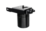 HPS Performance Billet Aluminum Oil Catch Can Kit Black 860-033WB