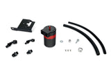 HPS Performance Billet Aluminum Oil Catch Can Kit, Red, 860-033