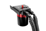 HPS Performance Billet Aluminum Oil Catch Can Kit, Red, 860-033