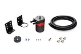 HPS Performance Aluminum Oil Catch Can Kit with 3/8" Barb Adapters and Rubber Hoses, 861-501