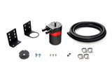 HPS Performance Aluminum Oil Catch Can Kit with 1/2" Barb Adapters and Rubber Hoses, 861-502