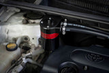 HPS Performance Aluminum Oil Catch Can Kit with 5/8" Barb Adapters and Rubber Hoses, 861-503