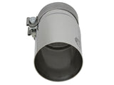 aFe MACH Force-Xp Universal Exhaust Tip 3-1/2 IN Inlet x 4 IN Outlet x 7 IN Polished Right Side Exit