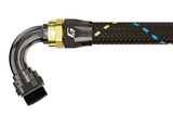 GReddy AN12 120 DEGREE ORB MALE BLACK/GOLD ANODIZED