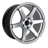 Enkei T6S 18x8.5 45mm Offset 5x100 Bolt Pattern 72.6 Bore Matte Silver Wheel