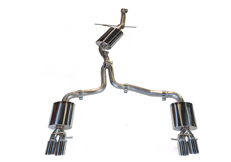 AWE Tuning Audi B8 A5 2.0T Touring Edition Exhaust - Quad Outlet Diamond Black Tips