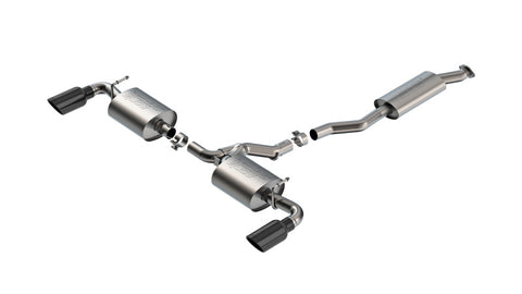 Borla 19-25 Toyota RAV4 (excl. Hybrid) 2.25 S-Type Cat Back Exhaust - Black Chrome