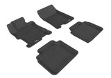 3D MAXpider 08-12 Honda Accord Sedan Kagu Black Full Set