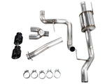 AWE 21-25 Ford F150 (14th Gen Reg Cab) Cat-Back Exhaust - 4.5in Dual Side Exit Diamond Black Tips