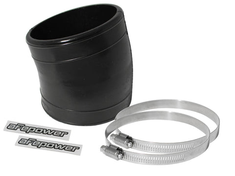 aFe Magnum FORCE Intake Coupling Kit (3-1/2 IN ID x 3 IN L x 15 Deg.) Elbow Coupler - Black