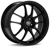 Enkei PF01 18x8 5x114.3 50mm offset Matte Black Wheel 05-07 STI
